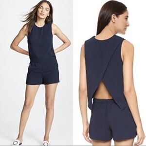 Club Monaco Navy Romper